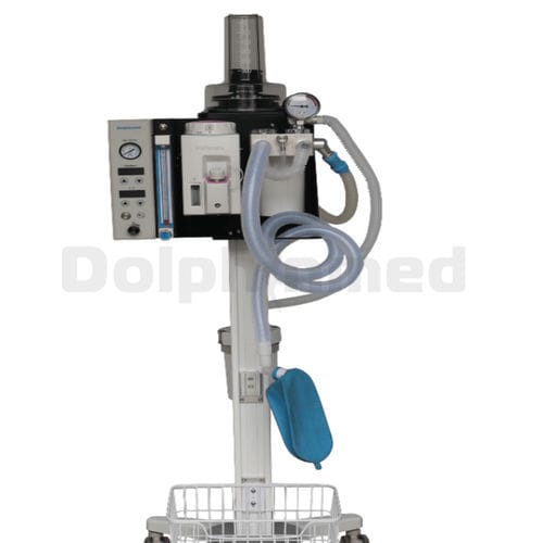 Apparecchiatura per anestesia veterinaria per animali di piccola taglia - DA1200V3 - Shandong Dolphinmed Technology - su carrello