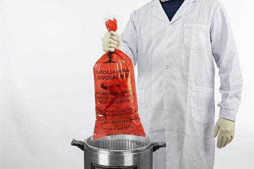 Sacchetto di imballaggio per campioni biologici - STERIBAG  - ORUM INTERNATIONAL - da trasporto / autoclavabile / monouso
