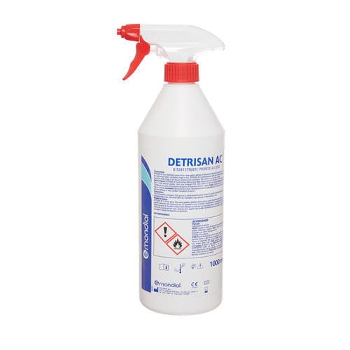 Disinfettante per dispositivi medici - DETRISAN AC - Mondial - per pavimenti e altre superfici / liquido / 1000 ml