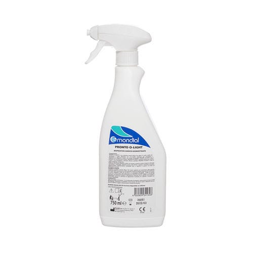 Disinfettante per dispositivi medici - PRONTO O-LIGHT  - Mondial - per pavimenti e altre superfici / liquido / 750 ml