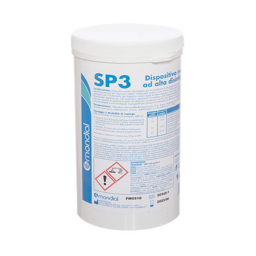 Disinfettante per dispositivi medici - SP3 - Mondial - in polvere / a base di acido peracetico