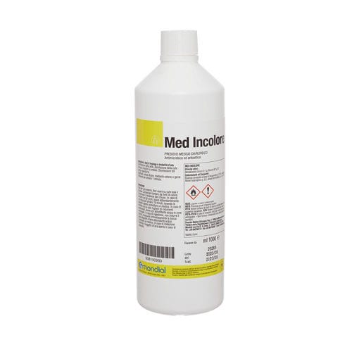 Disinfettante per igiene corporea - MED INCOLORE - Mondial - liquido / 1000 ml / a base di alcol