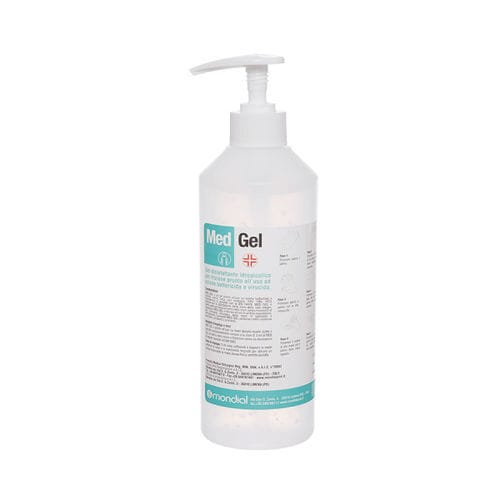 Soluzione idroalcolica 500 mL - MED GEL CON DISPENSER - Mondial