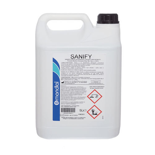 Detergente liquido - SANIFY 5000 ML - Mondial - 5000 ml / a base di ammonio / per superfici