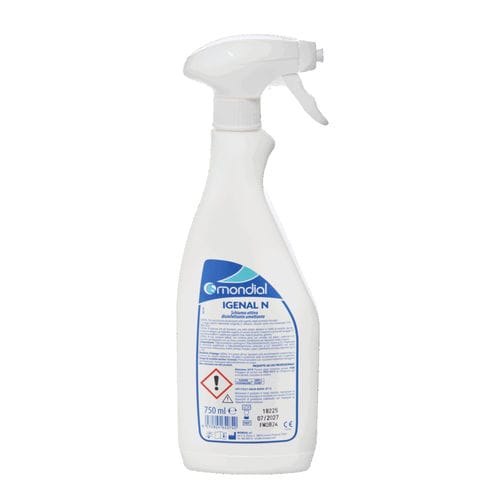 Disinfettante per dispositivi medici - IGENAL N - Mondial - in schiuma / 750 ml / a base di ammonio