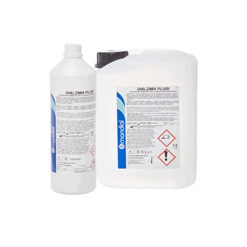 Detergente in schiuma - DIALZIMA PLURI - Mondial - liquido / 1000 ml / 500 mL