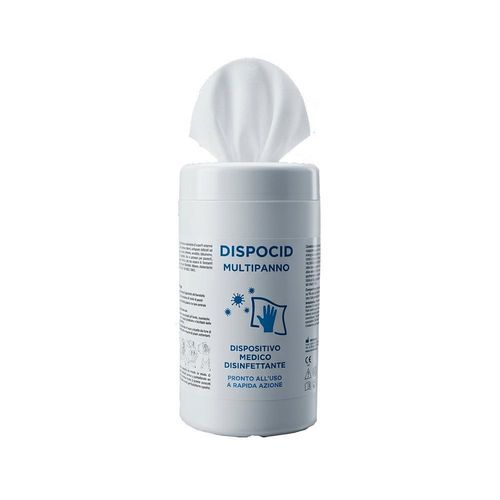 Salvietta detergente per dispositivi medici - DISPOCID &reg; MULTIPANNO - Mondial - 80 pezzi