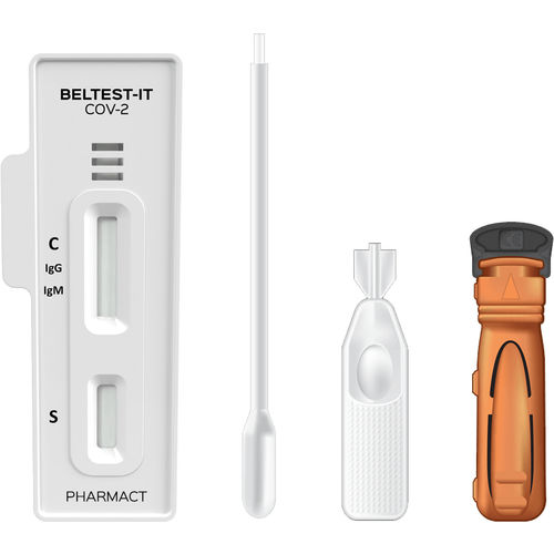 Test rapido per diagnosi COVID-19 - BELTEST-IT - Pharmact GmbH - d'IgG / di IgM / SARS-COV-2