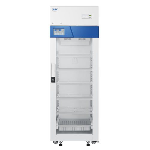 Frigorifero per farmacie - HYC-509 - Haier Biomedical - ad armadio / 1 porta / con porta in vetro