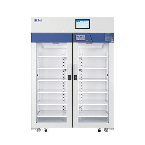 Frigorifero per farmacie - HYC-1099R - Haier Biomedical - ad armadio / 2 porte / con porta in vetro