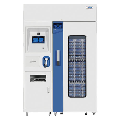 Frigorifero per banca del sangue - HXC-629ZZ - Haier Biomedical - ad armadio / con rotelle / 1 porta