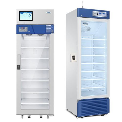 Frigorifero per farmacia - HYC-390R - Haier Biomedical - ad armadio / 1 porta / con porta in vetro