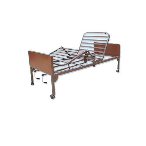 Letto per cure domiciliari - MBM-2XE-G - jia mei medical products co.,ltd - manuale / ad altezza fissa / inclinabile