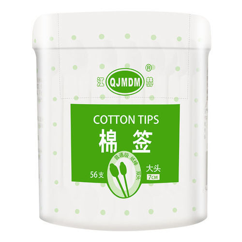 Tampone in cotone - Hubei Qianjiang Kingphar Medical Material - in legno / in cotone / a doppia testa