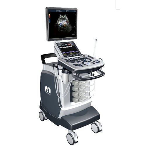 Ecografo su piattaforma - SLE 1100 Q - Medelcom International - per ecografia multidisciplinare / con doppler a colori / 3D/4D