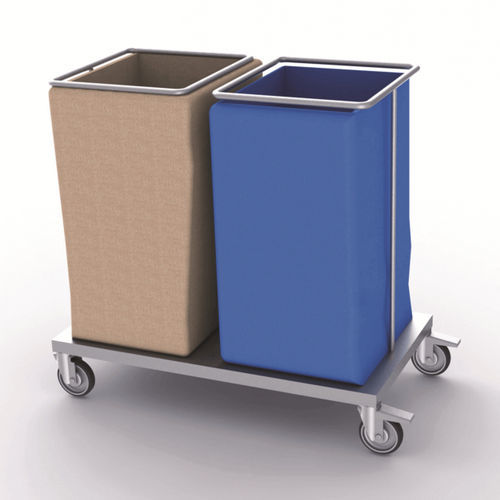 Carrello portabiancheria per sacchi puliti - 2e-52004 - Reda - per sacchi sporchi / medico / con ripiano