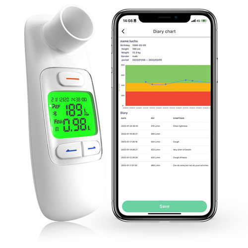 Flussometro di picco elettronico - Pro - Shanghai Sonmol Medical Devices - portatile