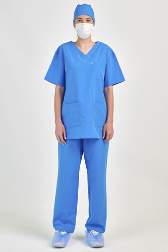 Completo medico pantalone-casacca unisex - WU 7460 - MHY-ALM Medical Tekstil - in poliestere / in cotone / traspirante