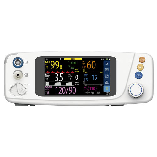 Monitor multiparametrico da tavolo - SpotLife® Touch - Zug Medical Systems - TEMP / di frequenza cardiaca / etCO2