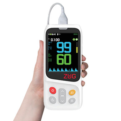 Pulsossimetro palmare - SatLite Touch - Zug Medical Systems - medico / a batteria / USB