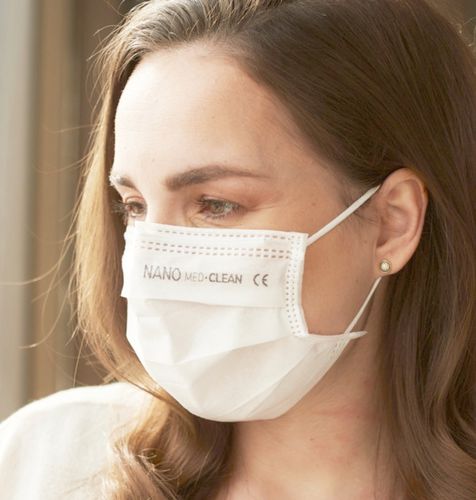 Mascherina chirurgica di tipo IIR - Nano Medical - in polipropilene / per adulti / bianca