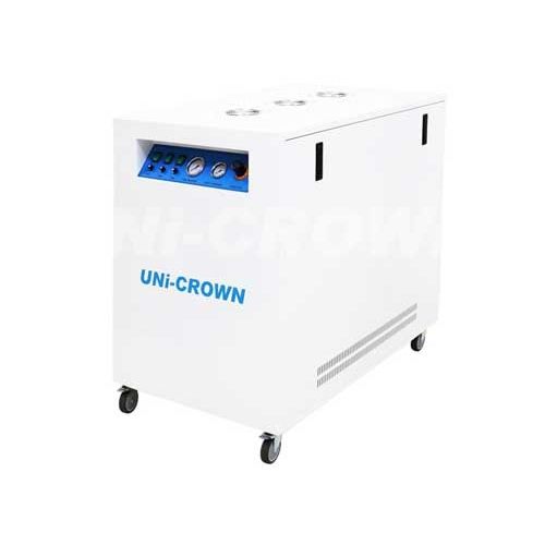 Compressore d'aria medico - Q-Air450 - UNi-CROWN CO., LTD. - da laboratorio / per odontoiatria / senza olio