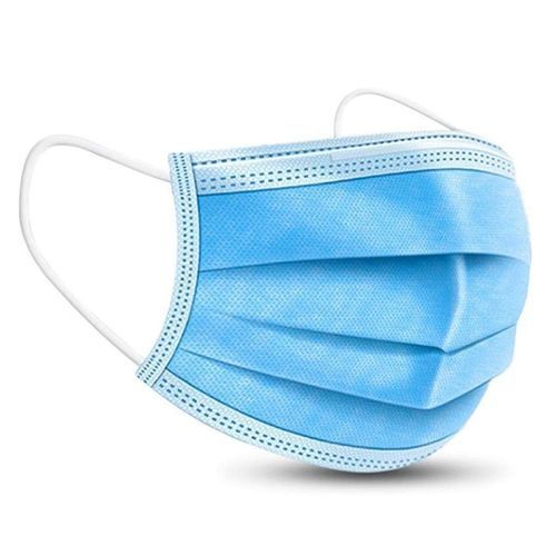 Mascherina di protezione in tessuto - Pancom - blu / medica