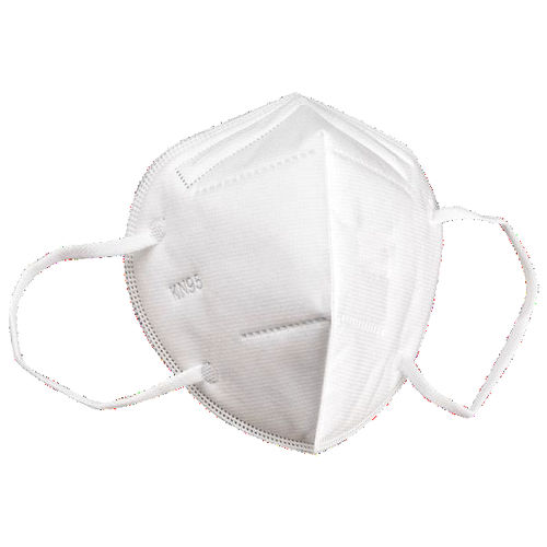 Mascherina di protezione in tessuto - Pancom - in cotone / semimaschera / scatola da 50 pezzi