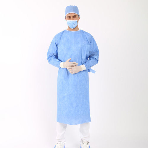 Camice chirurgico unisex - SMMS - Pancom - in polipropilene / blu