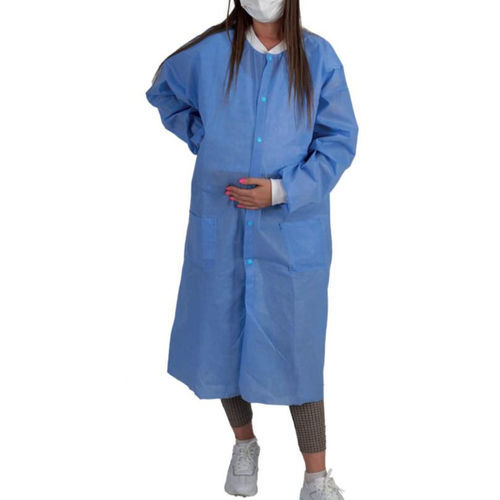 Camice ospedaliero unisex - SMS - Pancom - in polipropilene / blu