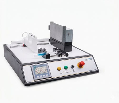 Machina per elettrofilatura per nanofibra - NS1 NanoSpinner - Inovenso - a spruzzo / compatta / con touch screen