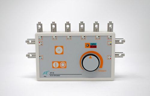 Simulatore di paziente ECG - ST-6 - Lessa - per cure cardiopolmonari / portatile / in plastica