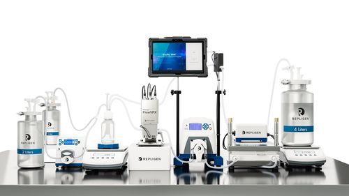 Sistema di filtrazione flusso tangenziale - KrosFlo® KR2i RPM® - Repligen - con ultrafiltrazione / diafiltrazione / da laboratorio