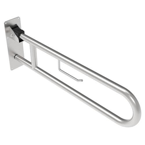 Barra di appoggio ribaltabile - UR7100 - URUMED - per stanza da bagno / per struttura sanitaria / a muro