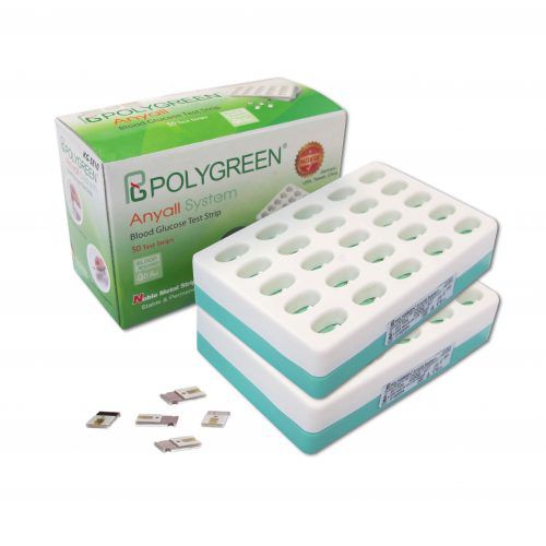 Striscia analitica del diabete - KG-5810 - Polygreen - di glucosio
