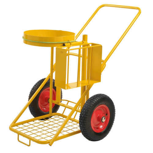 Carrello ospedaliero - KM145760 - Kongamek - portarifiuti / di pulizia / in plastica