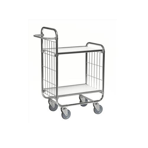 Carrello ospedaliero - SERIE 8000 - Kongamek - per uso generale / di trasporto / 2 ripiani