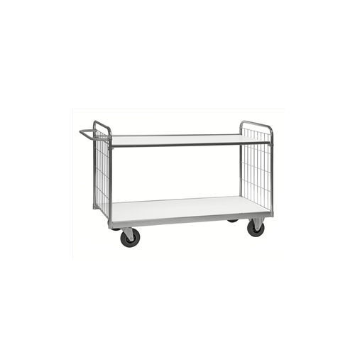 Carrello ospedaliero - SERIE 9000 - Kongamek - per uso generale / di trasporto / 2 ripiani