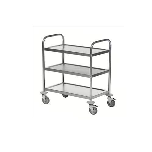 Carrello ospedaliero - KM60351 - Kongamek - per uso generale / di trasporto / in acciaio inossidabile