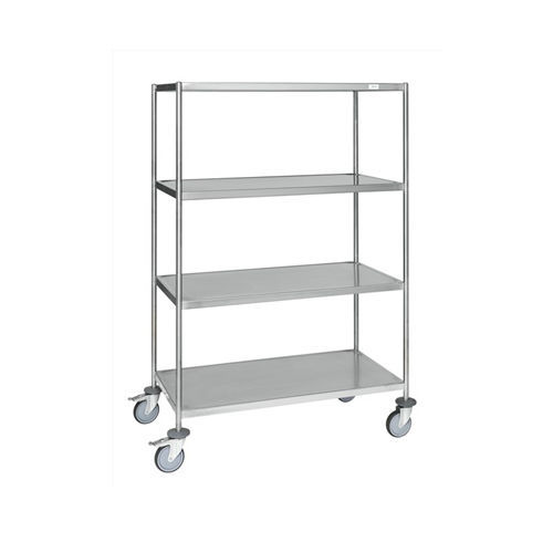 Carrello ospedaliero - KM60356MRU - Kongamek - per uso generale / di trasporto / in acciaio inossidabile