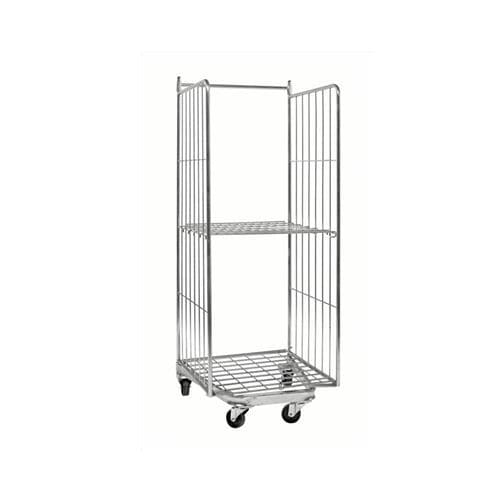 Carrello ospedaliero - KM2000 - Kongamek - per uso generale / di trasporto / 2 ripiani