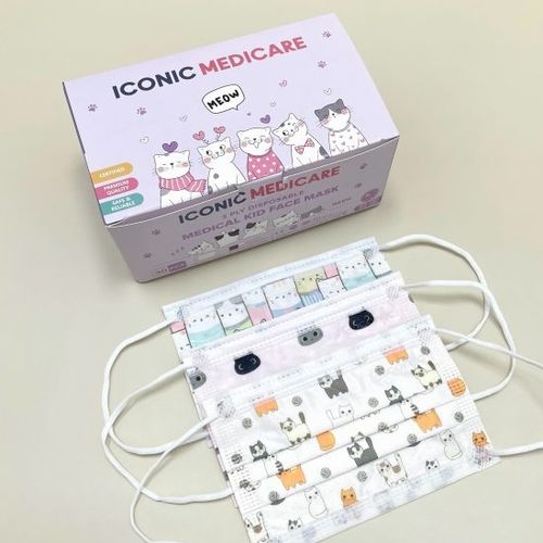 Mascherina chirurgica di tipo II - Kids - Iconic Medicare - in polipropilene / senza lattice / senza fibra di vetro