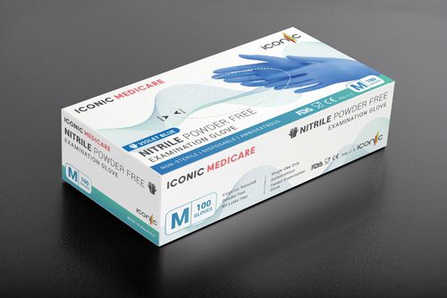 Guanto in nitrile - Iconic Medicare - da esame / senza polvere / non sterile