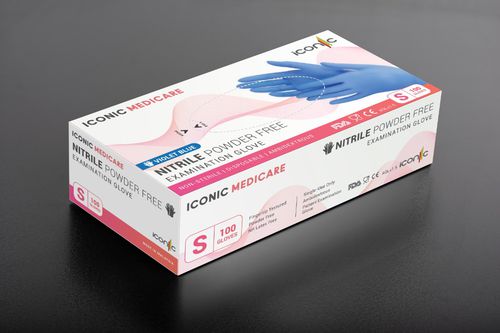 Guanto in nitrile - Iconic Medicare - da esame / senza polvere / non sterile