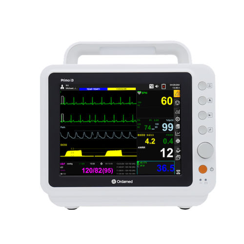 Monitor portatile per paziente - Primo i3 - Ordamed - comodino / ECG / TEMP