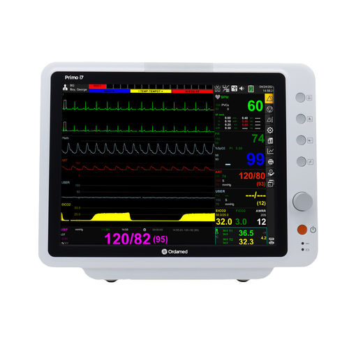 Monitor paziente da tavolo - Primo i7 - Ordamed - ECG / TEMP / etCO2