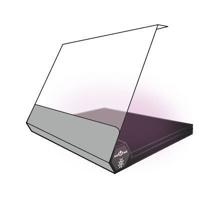 Transilluminatore per sistemi di documentazione su gel - UVPAD - Bio-Helix - a LED / a doppia lunghezza d'onda