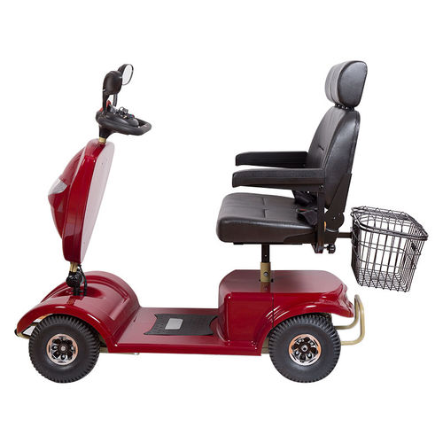 Scooter per disabili elettrico - Jiangsu Xiaoyuan Medical Device - a 4 ruote / a due posti / con cestello