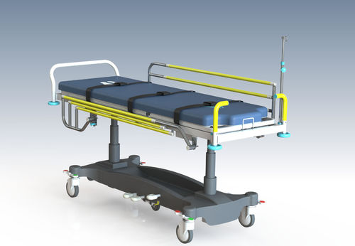 Barella di emergenza - ST 400 - ALATURCA - ergonomica / idraulica / Trendelenburg