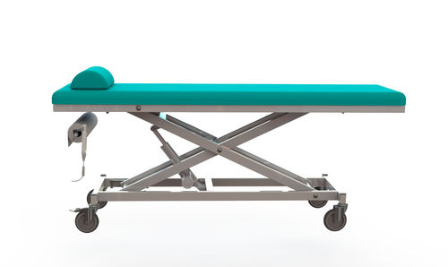 Lettino da visita per fisioterapia - WIND RIGID E 01 - ALATURCA - elettrico / ad altezza regolabile / con rotelle